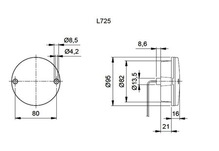 Knipper- achterlicht LED