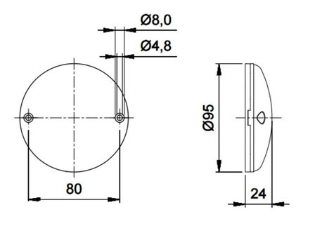 Reflector  rood