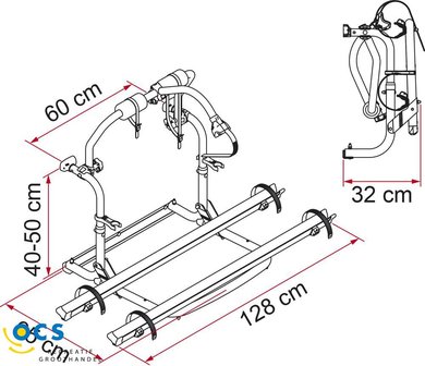 Fiamma Carry Bike CL 2 bikes