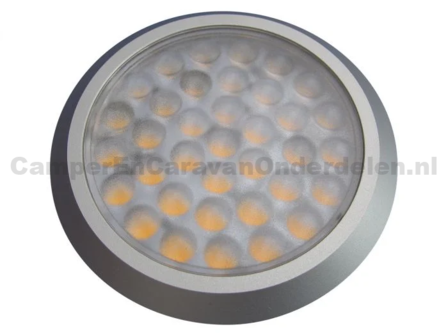 Strakke aluminium ledspot (geen schakelaar)