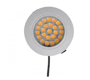 Inbouwspot 24-leds 12V 220lm &Oslash;65x11mm