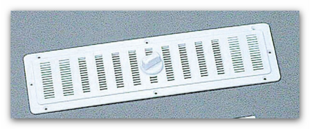 Grille d&#039;a&eacute;ration Int&eacute;rieur (250x70mm.-BLANC)