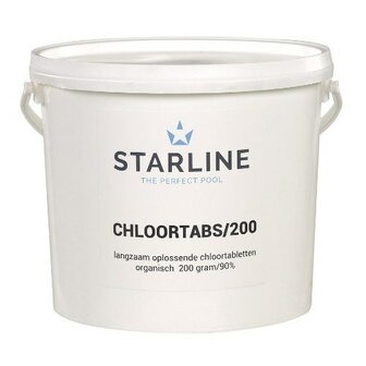 Starline chloortabs 200 gr. 90% 5 kg