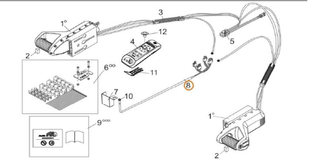 Joystickknop mammut afstandsbed.