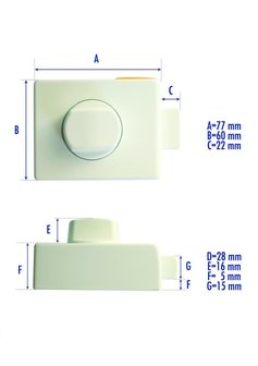 Heosafe Lock met 5 sloten grijs/ zilver