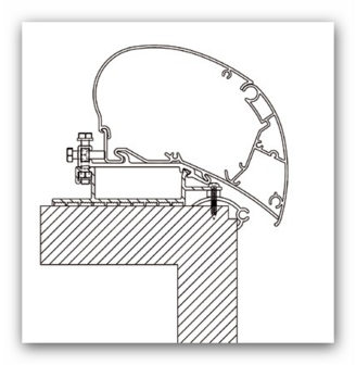 Montageset Thule Roof Top