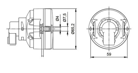 Rem- achterlicht type 65