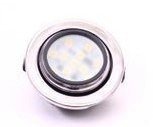 LED Spot  Inbouw -12 Volt Chroom- 2,8 Watt.