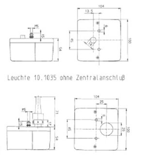 Knipper- rem-achterlicht en kenteken.