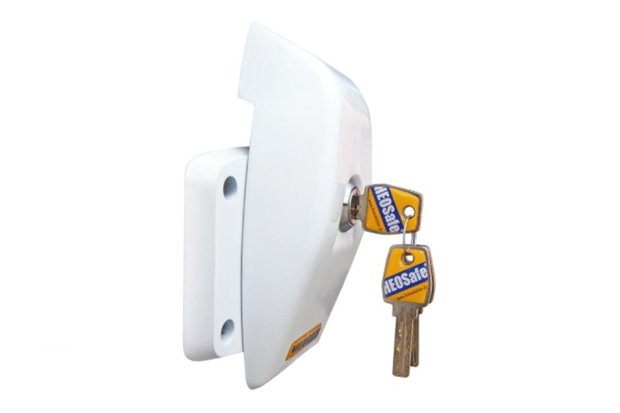 Heosafe Van Security Lock met 1 slot wit