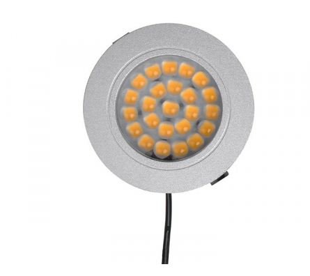 Inbouwspot 24-leds 12V 220lm Ø65x11mm