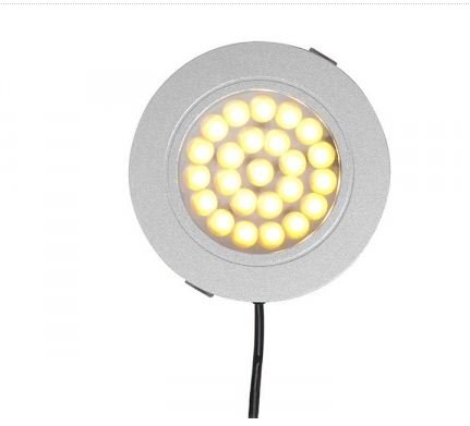 Inbouwspot 24-leds 12V 220lm Ø65x11mm