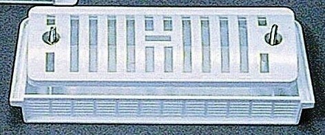 Grille de ventilation intégrée (210x85 mm-BLANC)