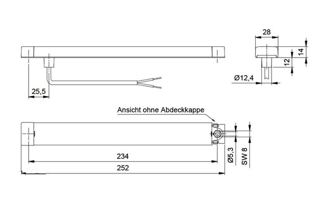 Achteruitrijlicht LED S250