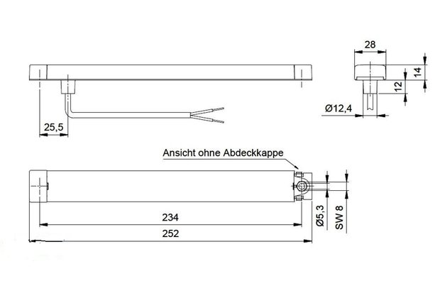 Derde  remlicht LED S250